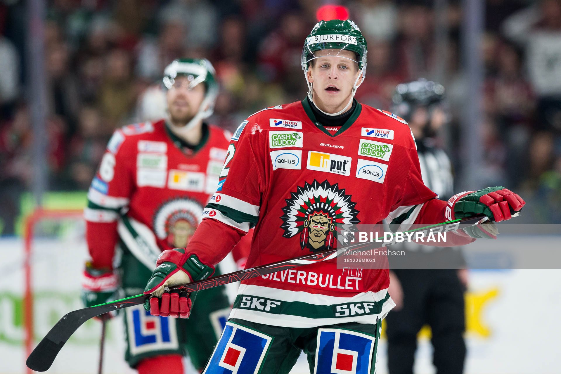 Frölundas Max Friberg deppar
