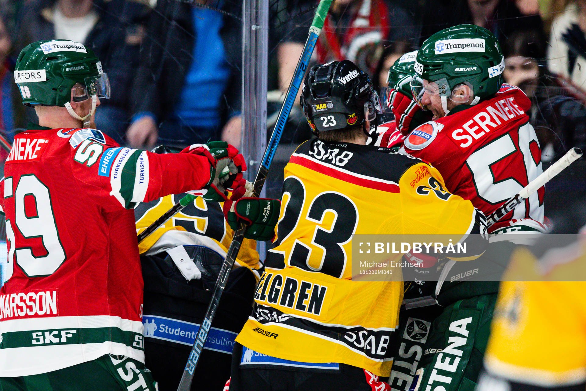 Bråk mellan spelarna