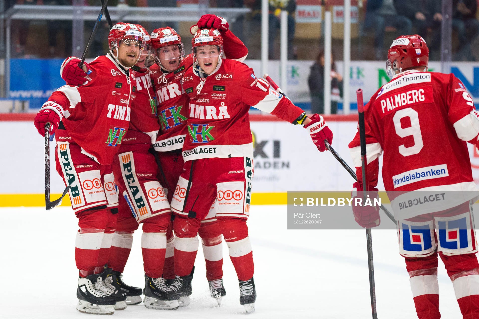 Timrå och Johannes Salmonsson, Henrik Törnqvist jublar