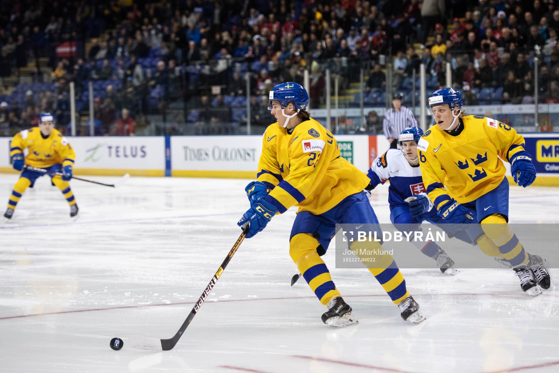 Isac Lundeström and Fabian Zetterlund of Sweden