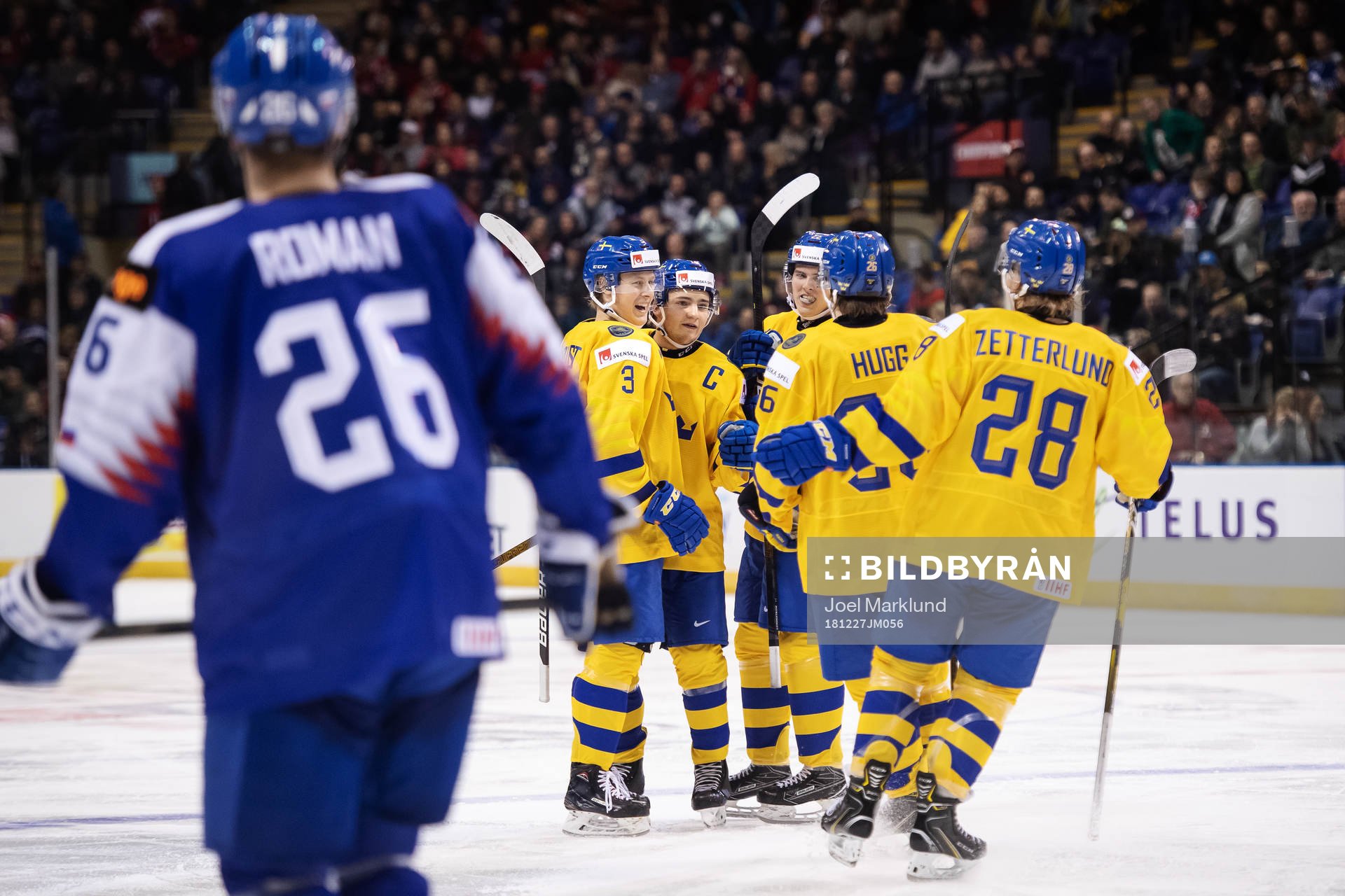 Adam Boqvist, Erik Brännström, Isac Lundeström, Rickard