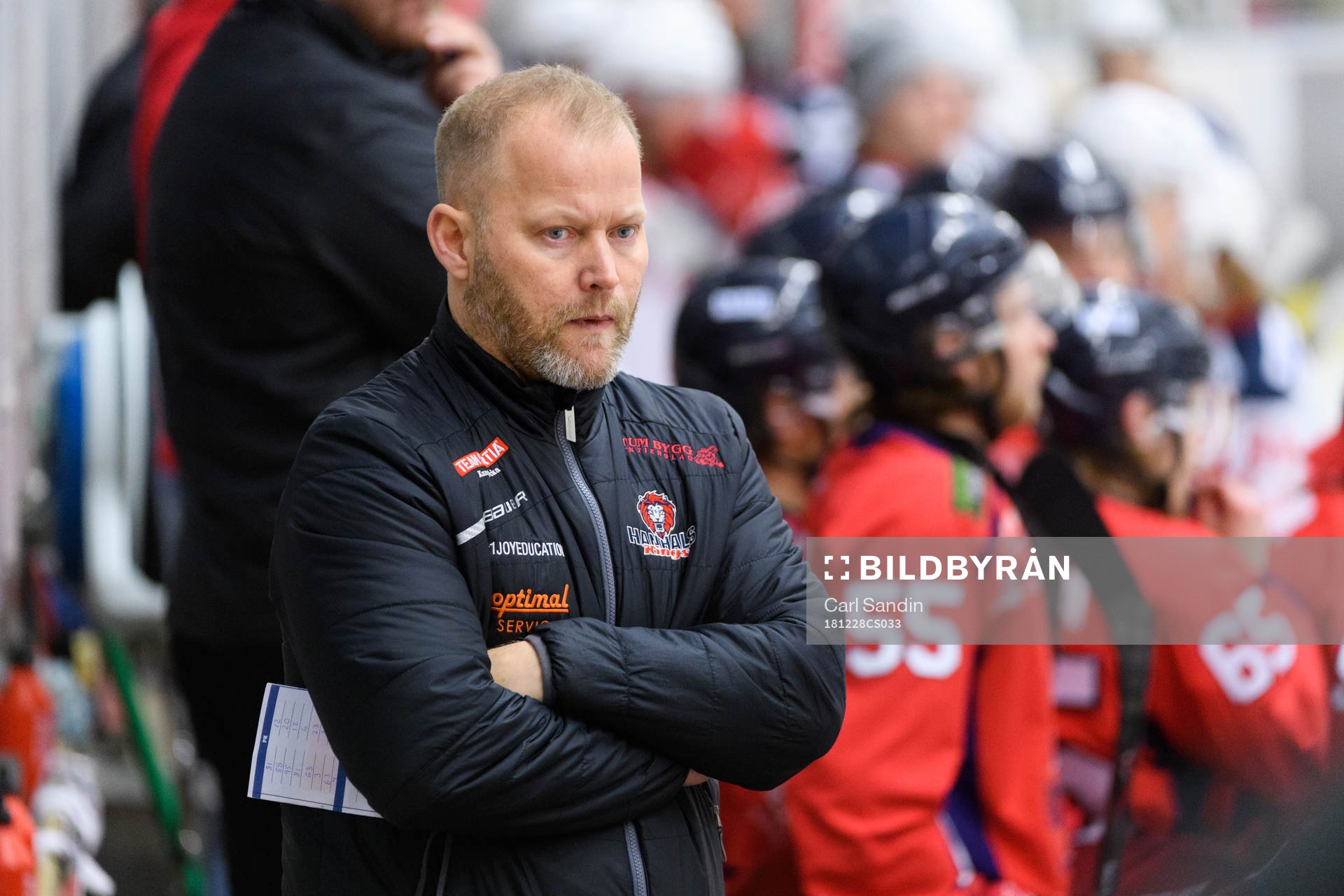 Hanhals tränare Niclas Högberg