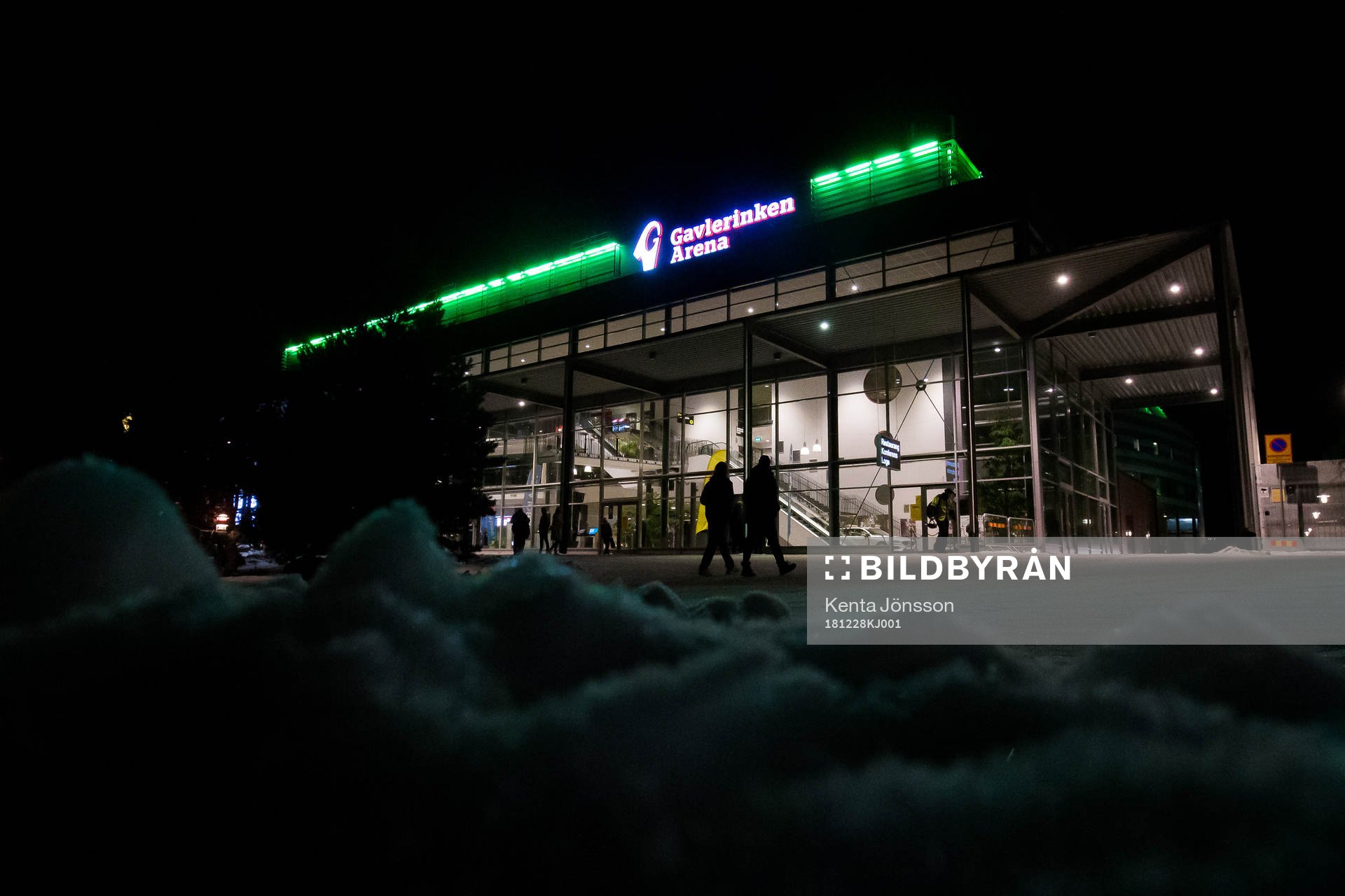 Exteriör av Gavlerinken Arena