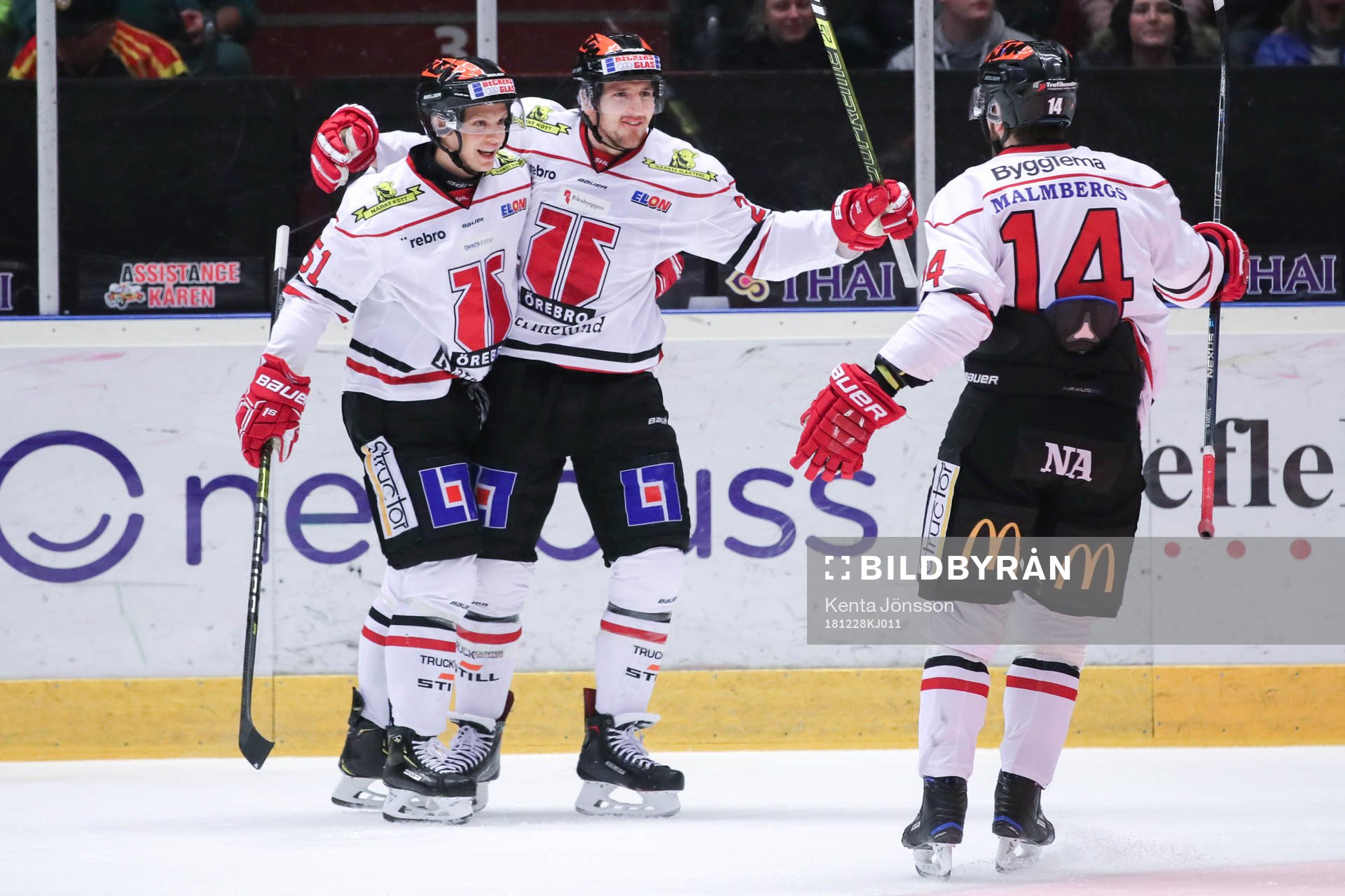 Örebros Anton Hedman jublar