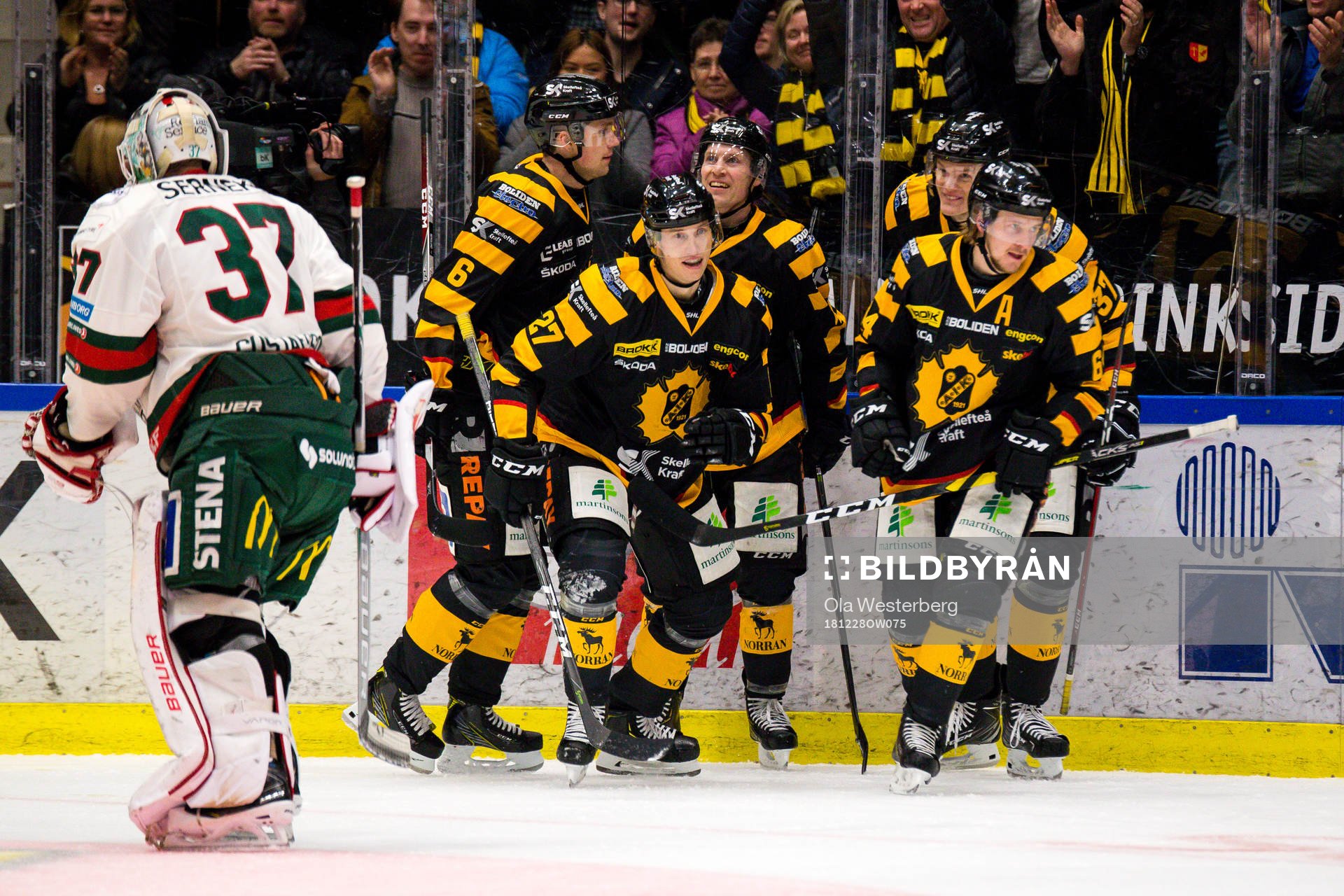 Skellefteås Robin Alvarez , Jonathan Pudas , Albin