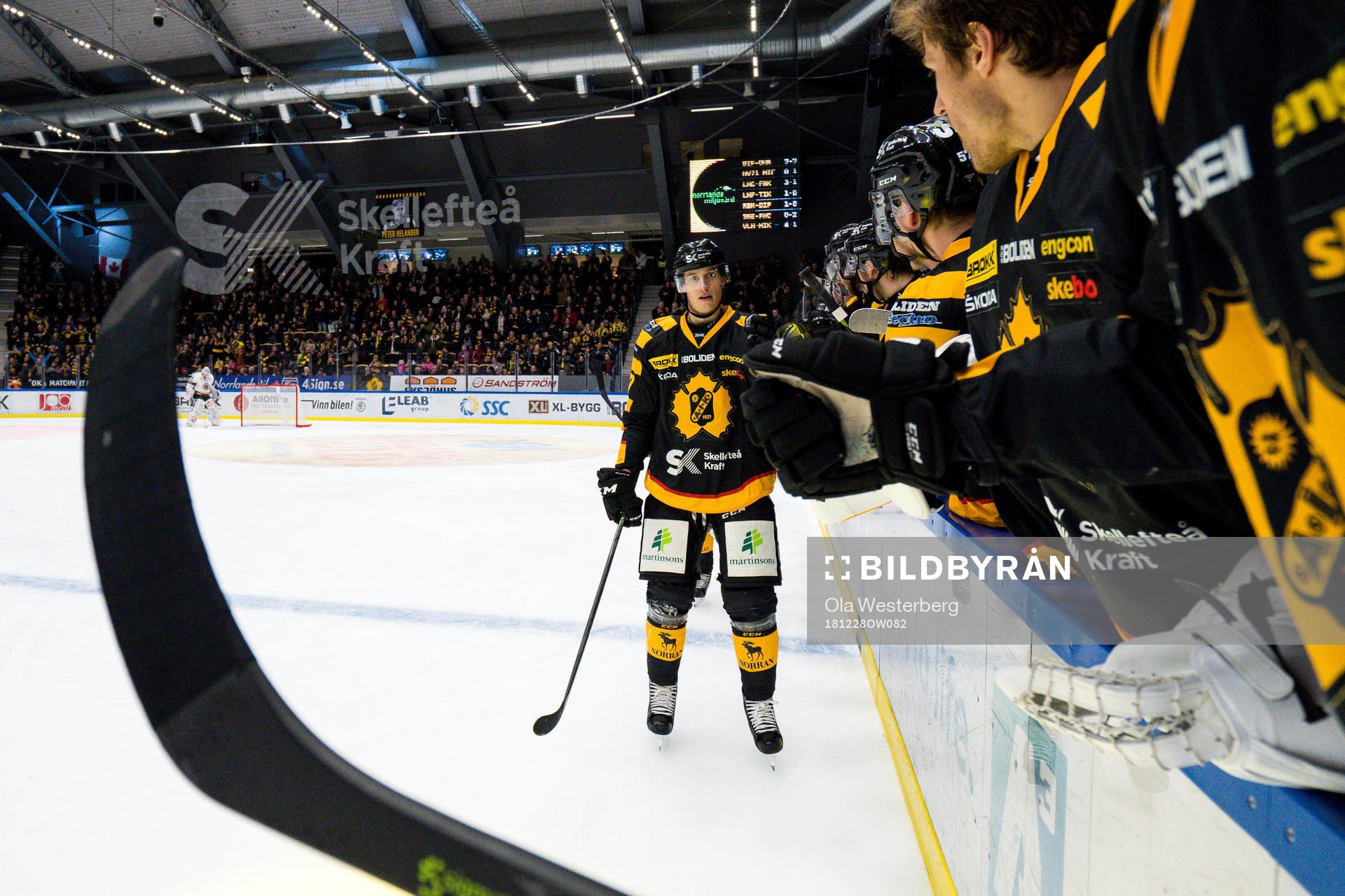 Skellefteås Robin Alvarez jublar