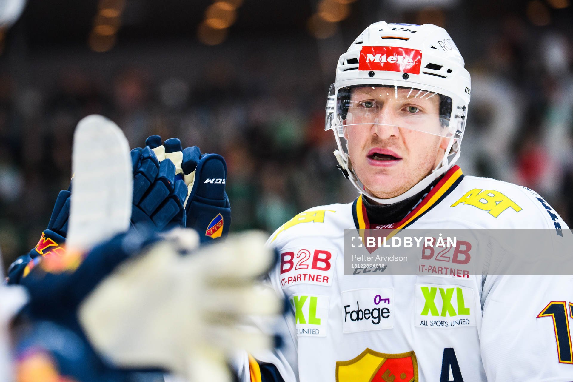 Djurgårdens Henrik Eriksson jublar
