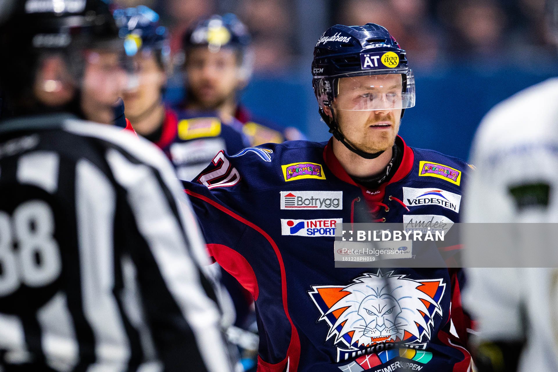Linköpings Nick Sörensen jublar
