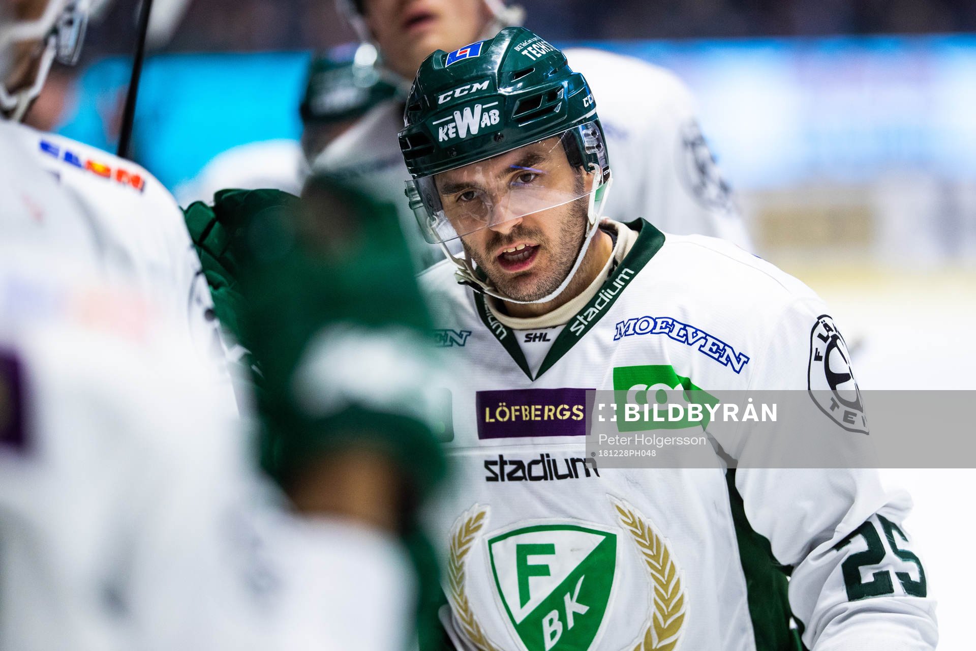 Färjestads Martin Johansson jublar