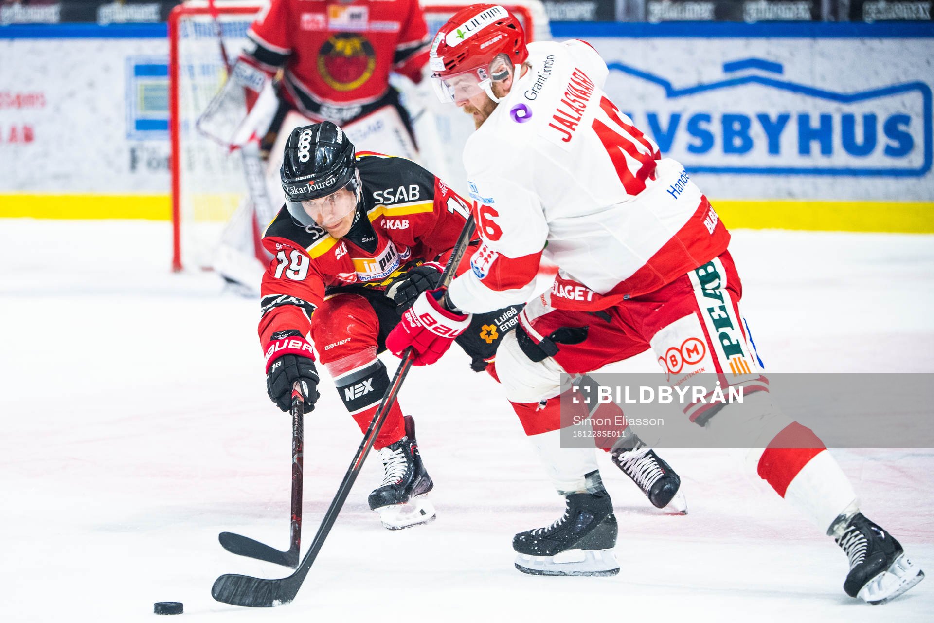 Luleås Joonas Jalvanti och Timrås Janne Jalasvaara