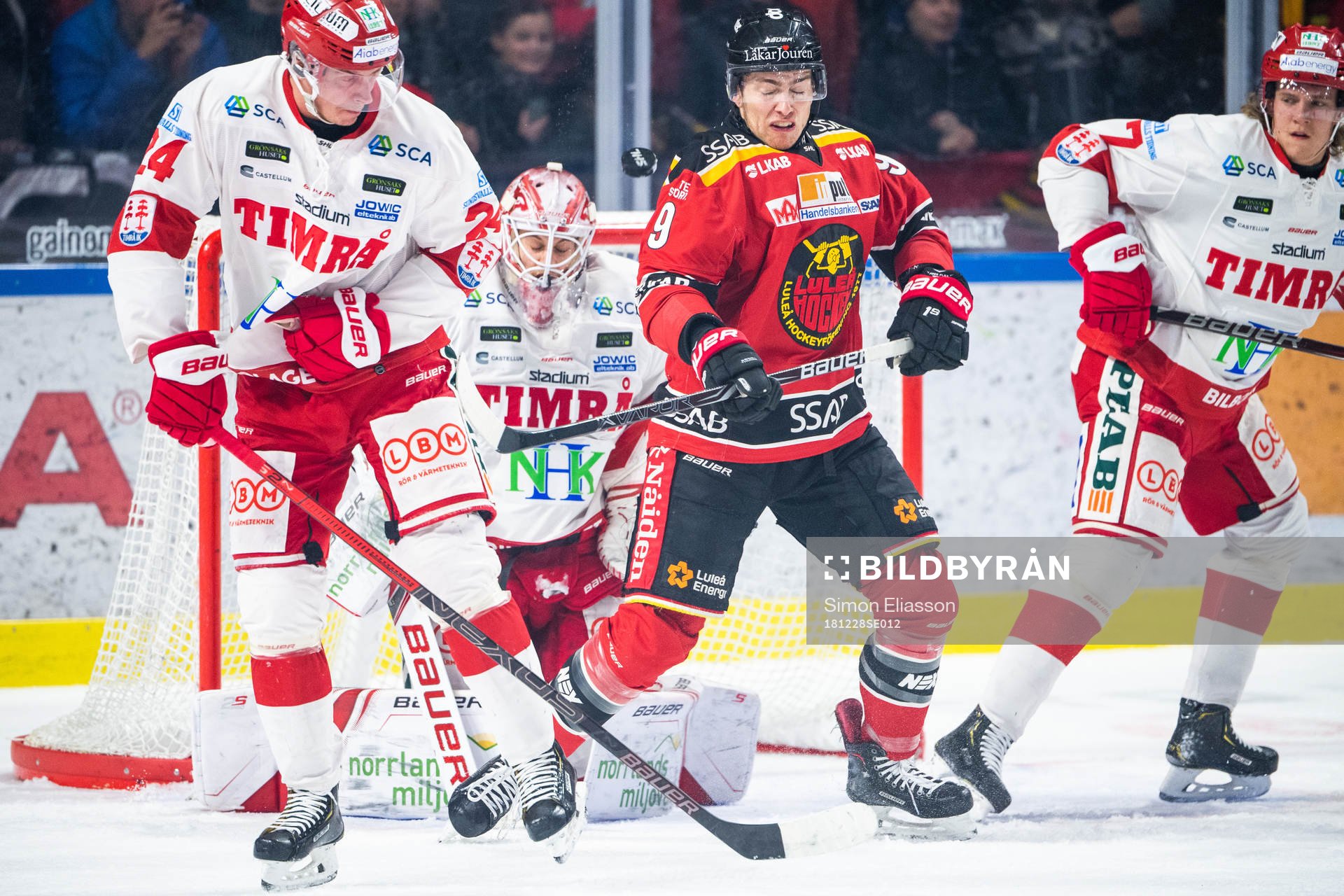 Timrås Andreas Molinder och Luleås Johan Forsberg