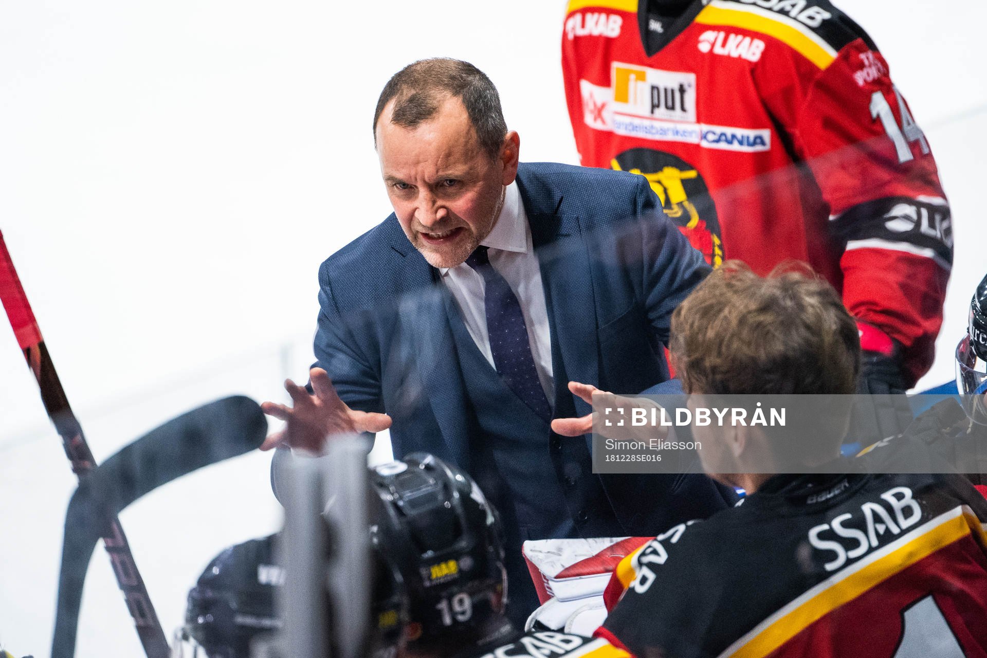 Luleås tränare Thomas Berglund