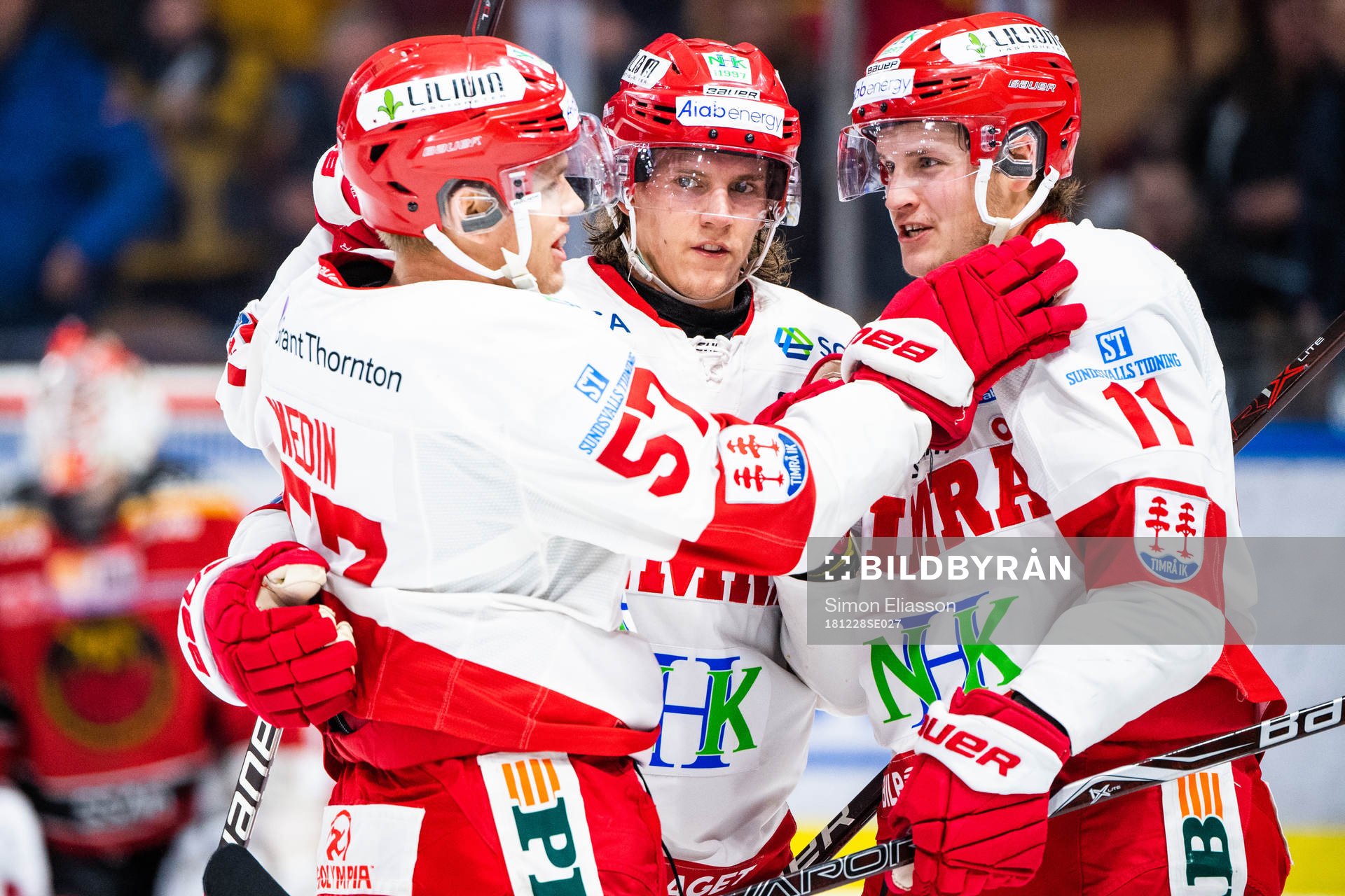 Timrås Anton Wedin, Marcus Hardegård och Henrik
