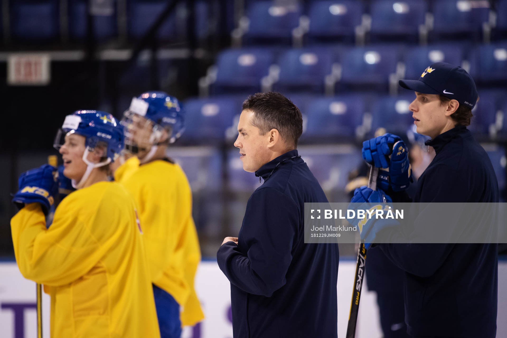 Head coach Tomas Montén and assistant coach Joel Rönnmark