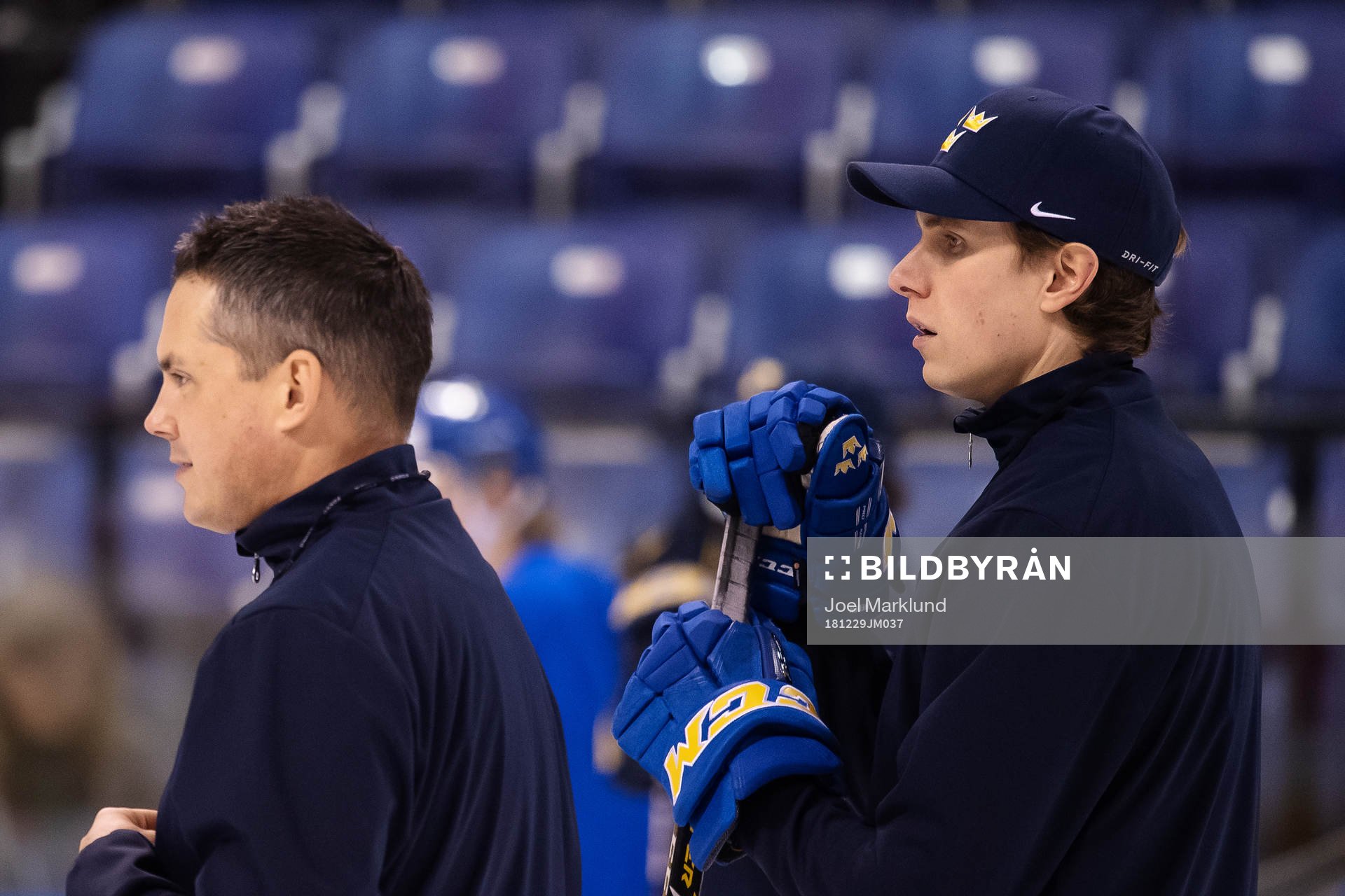 Head coach Tomas Montén and assistant coach Joel Rönnmark