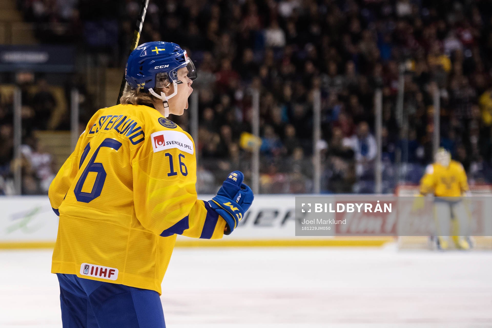 Filip Westerlund of Sweden celebrates