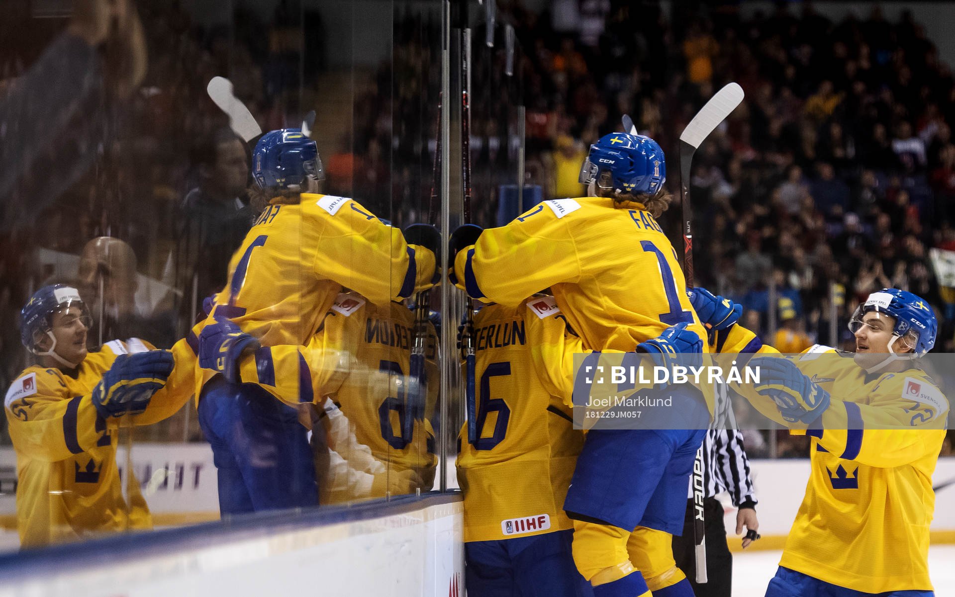 Filip Westerlund, Samuel Fagemo and Erik Brännström of