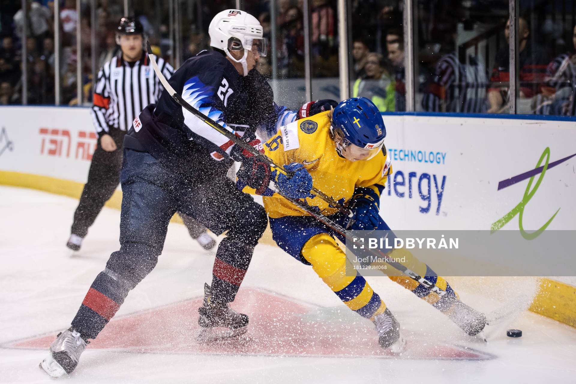 Noah Cates of USA in action against Filip Westerlund of