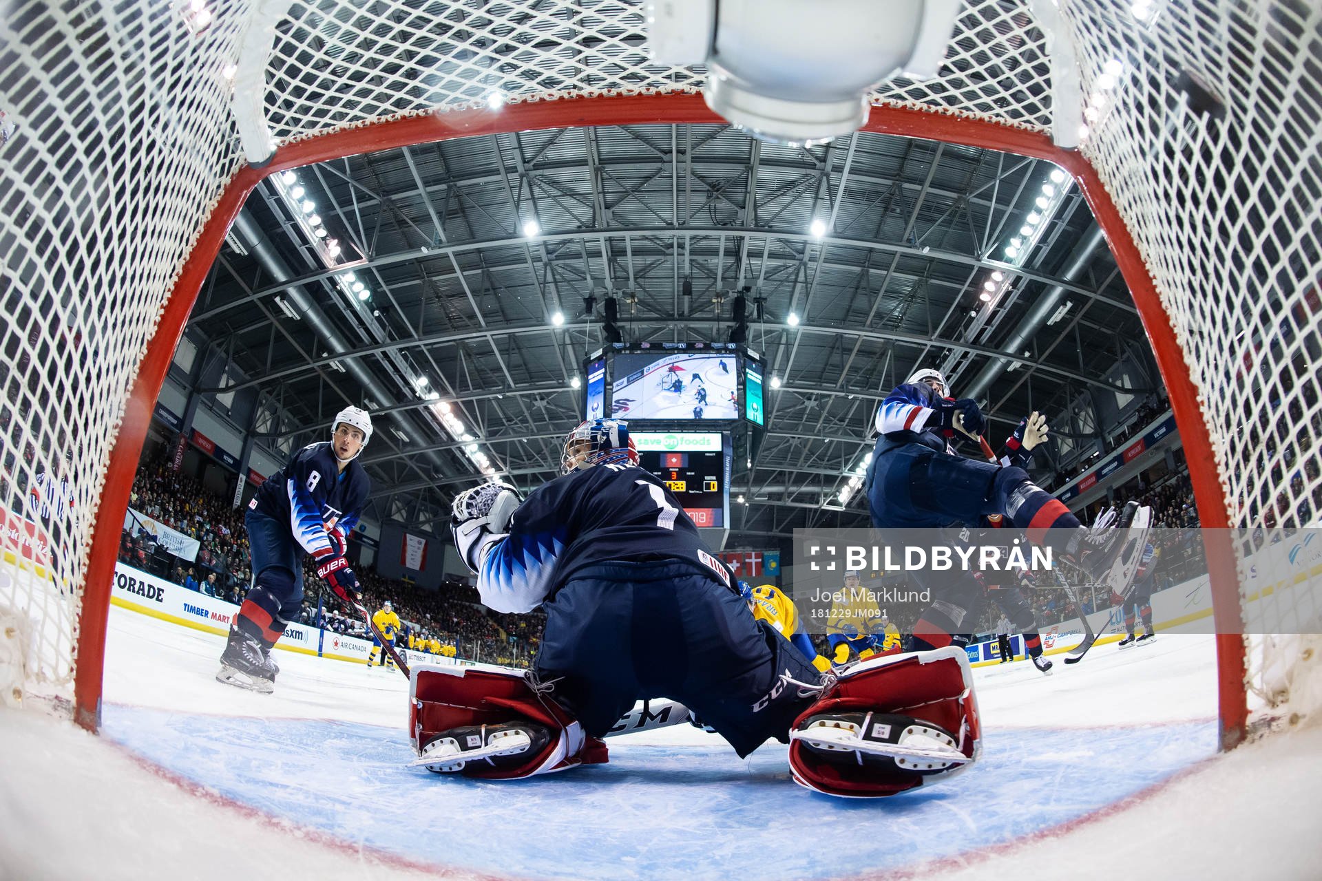 Erik Brännström (not pictured) of Sweden scores 4-0