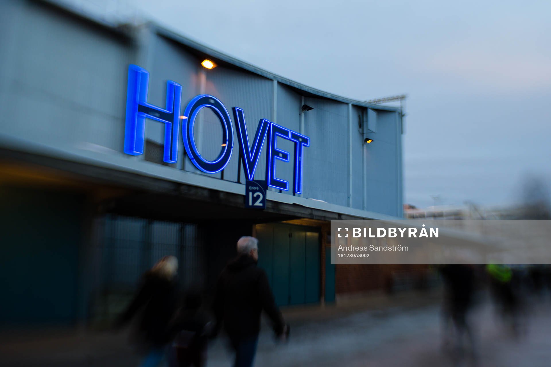 Generell vy utanför Hovets Isstadion