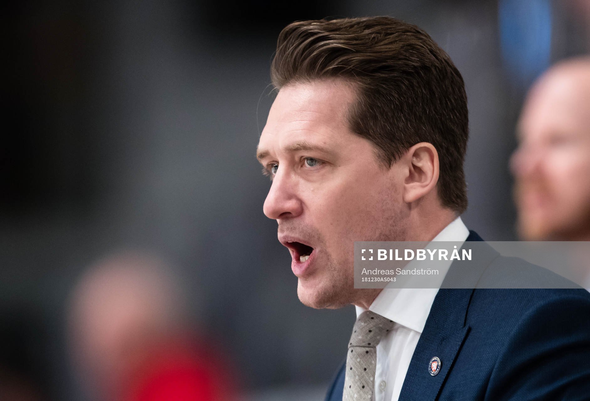 Växjös tränare Sam Hallam