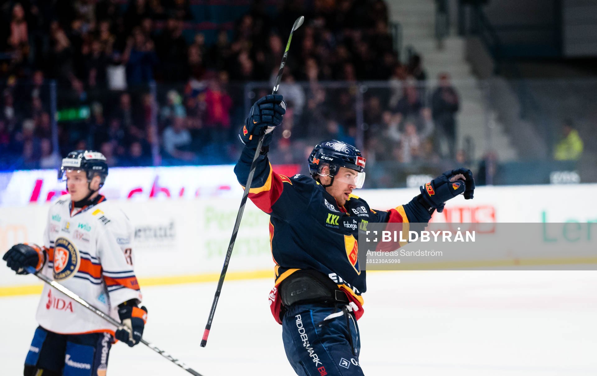 Djurgårdens Daniel Brodin jublar