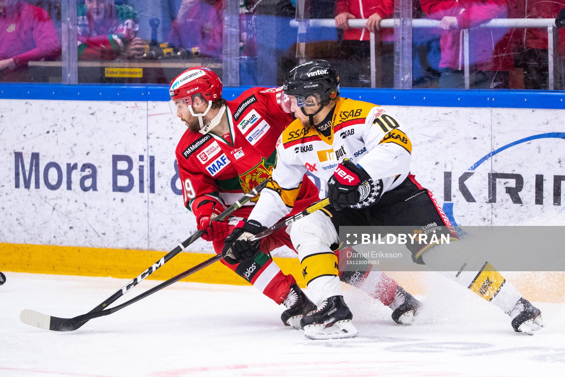 Moras Ryan Johnston och Luleås Einar Emanuelsson