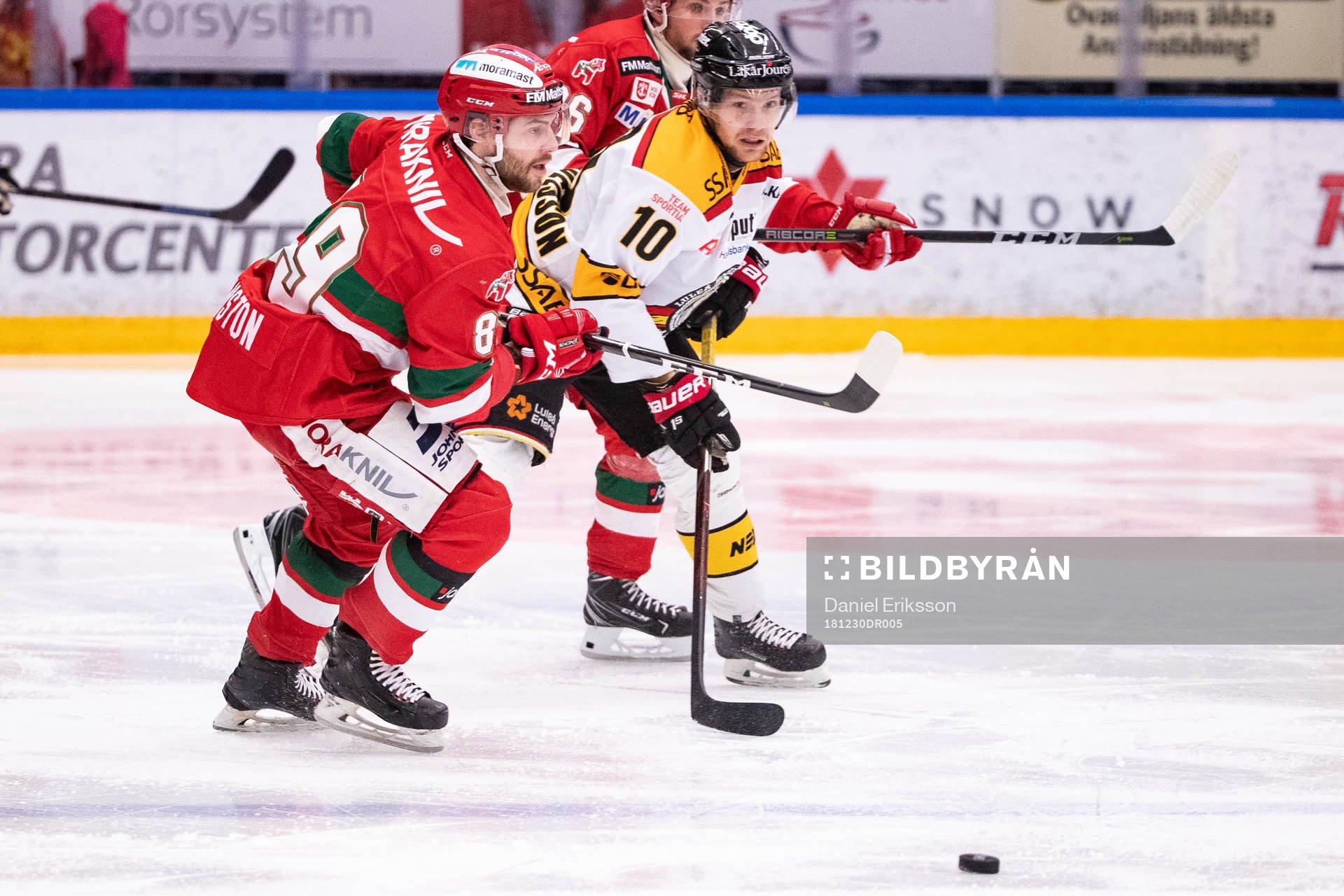 Moras Ryan Johnston och Luleås Einar Emanuelsson