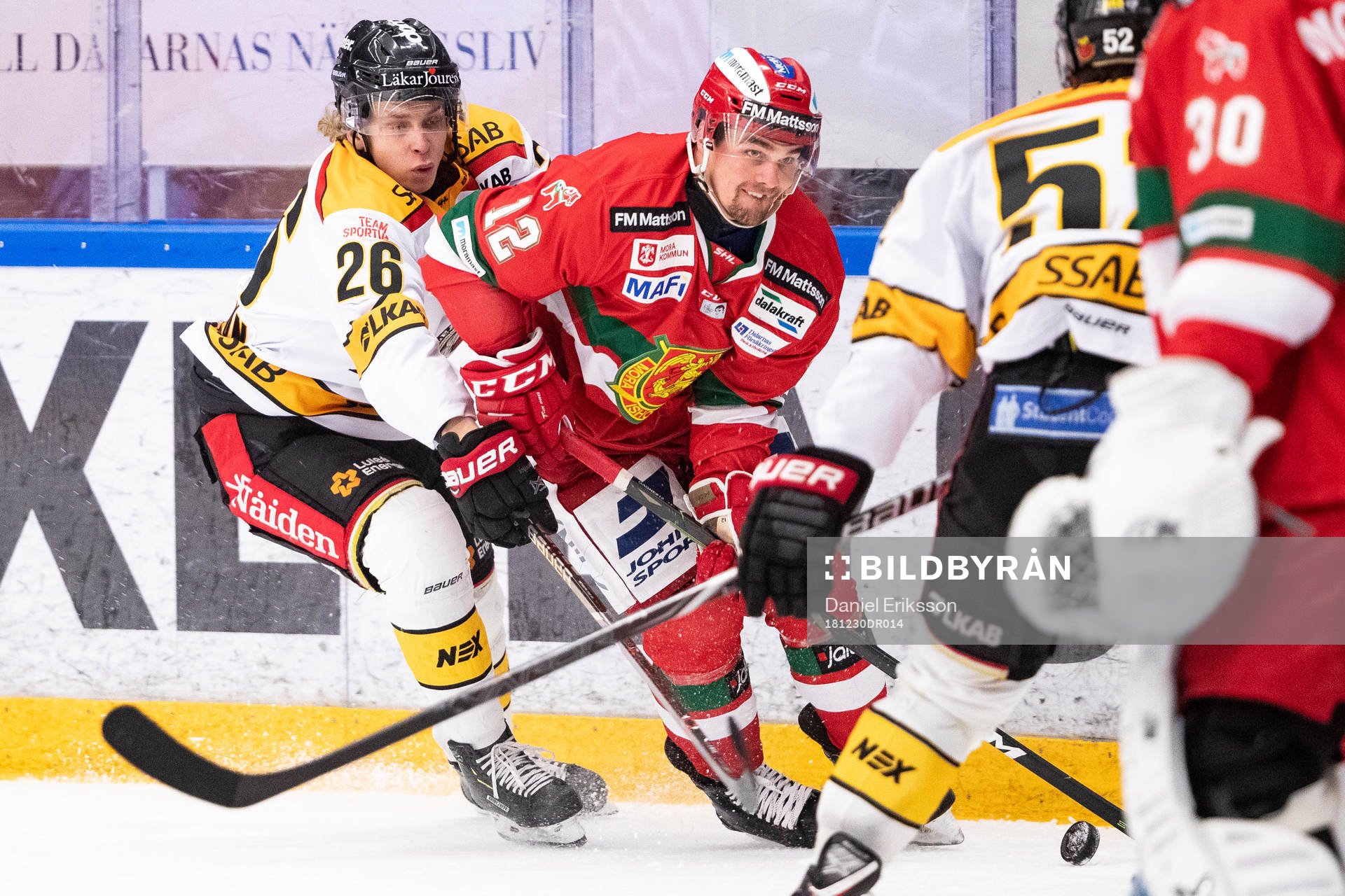 Luleås Nils Thomasson och Moras Kevin Gagné