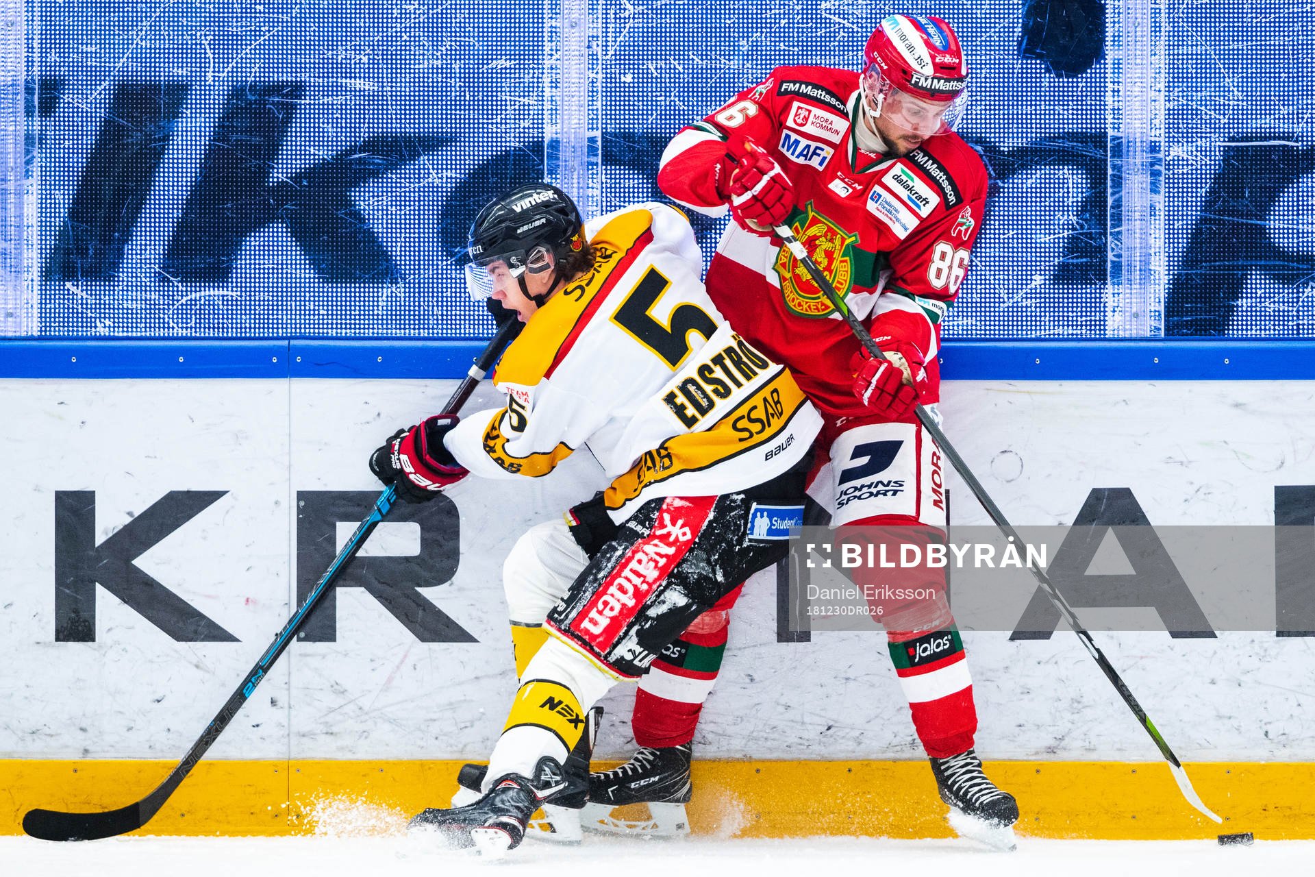 Luleås Viktor Edström och Moras Mathias Bromé