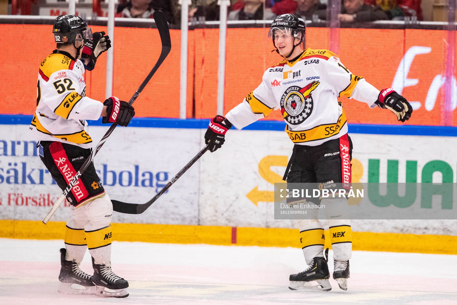 Luleås Niklas Olausson jublar