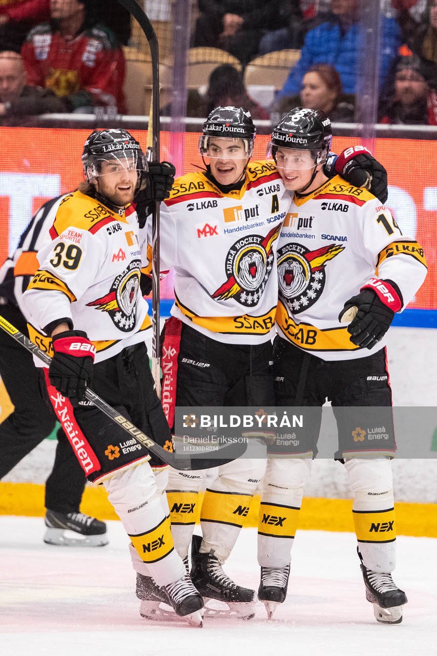 Luleås Niklas Olausson jublar