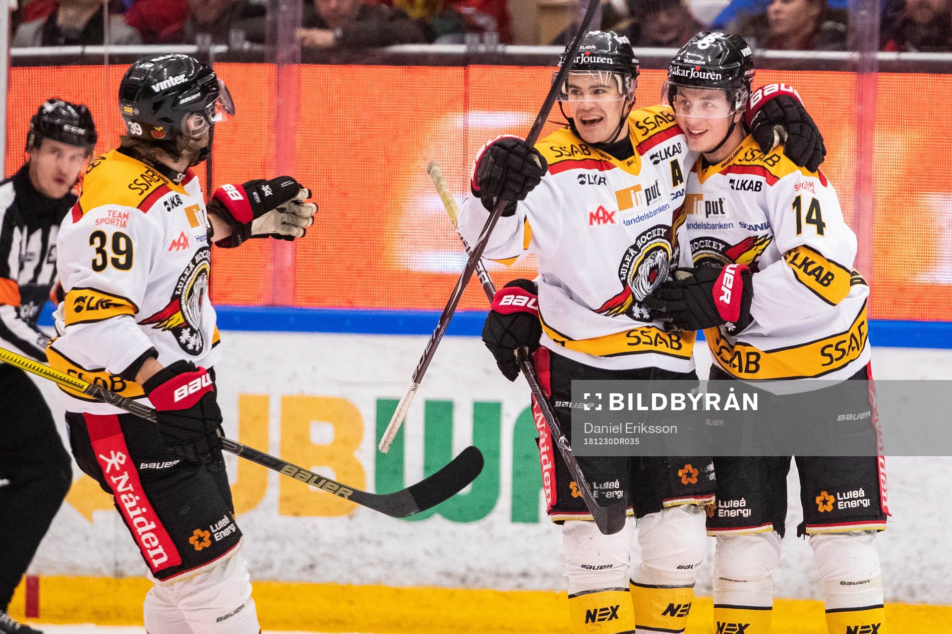Luleås Niklas Olausson jublar