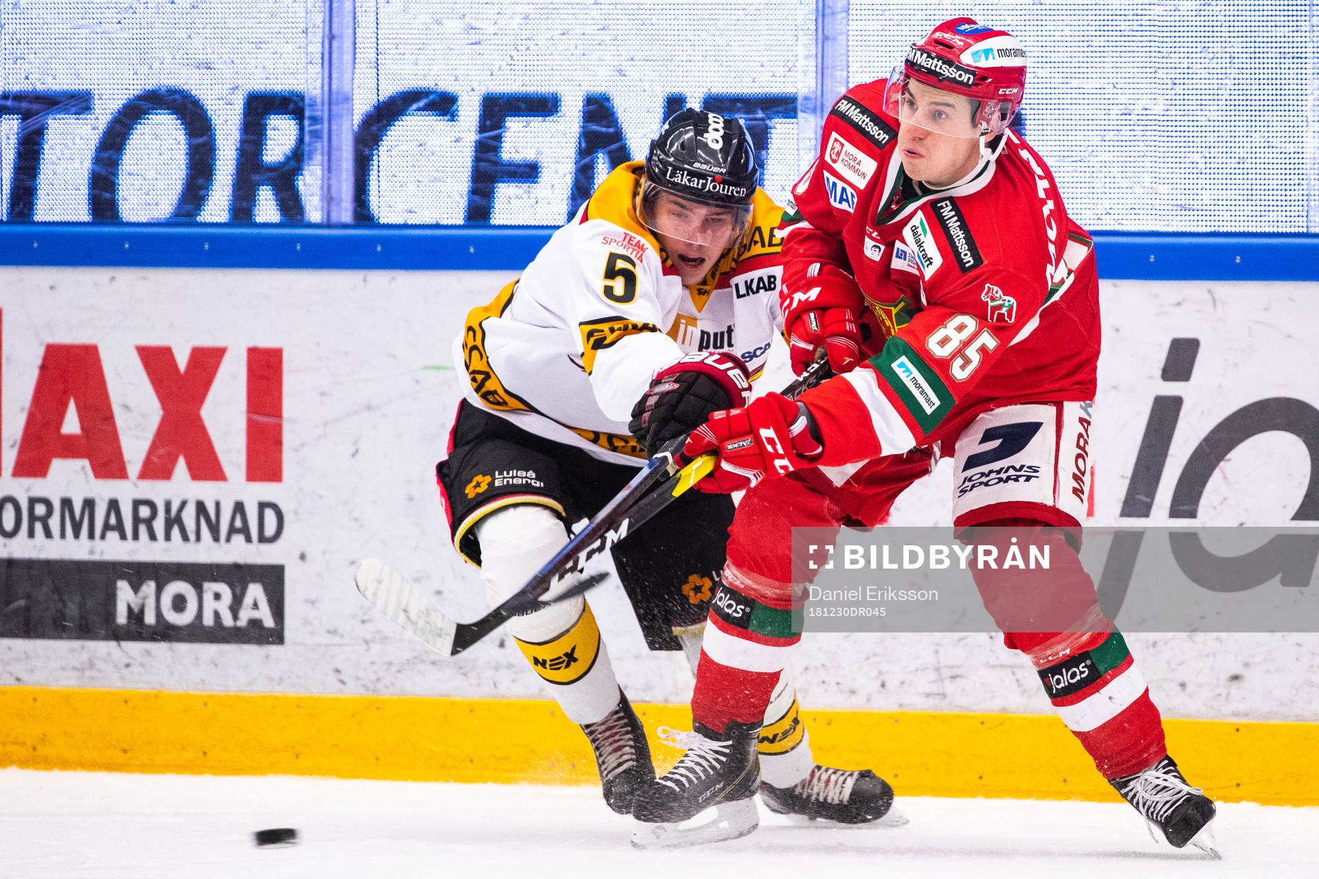 Luleås Viktor Edström och Moras Michael Haga