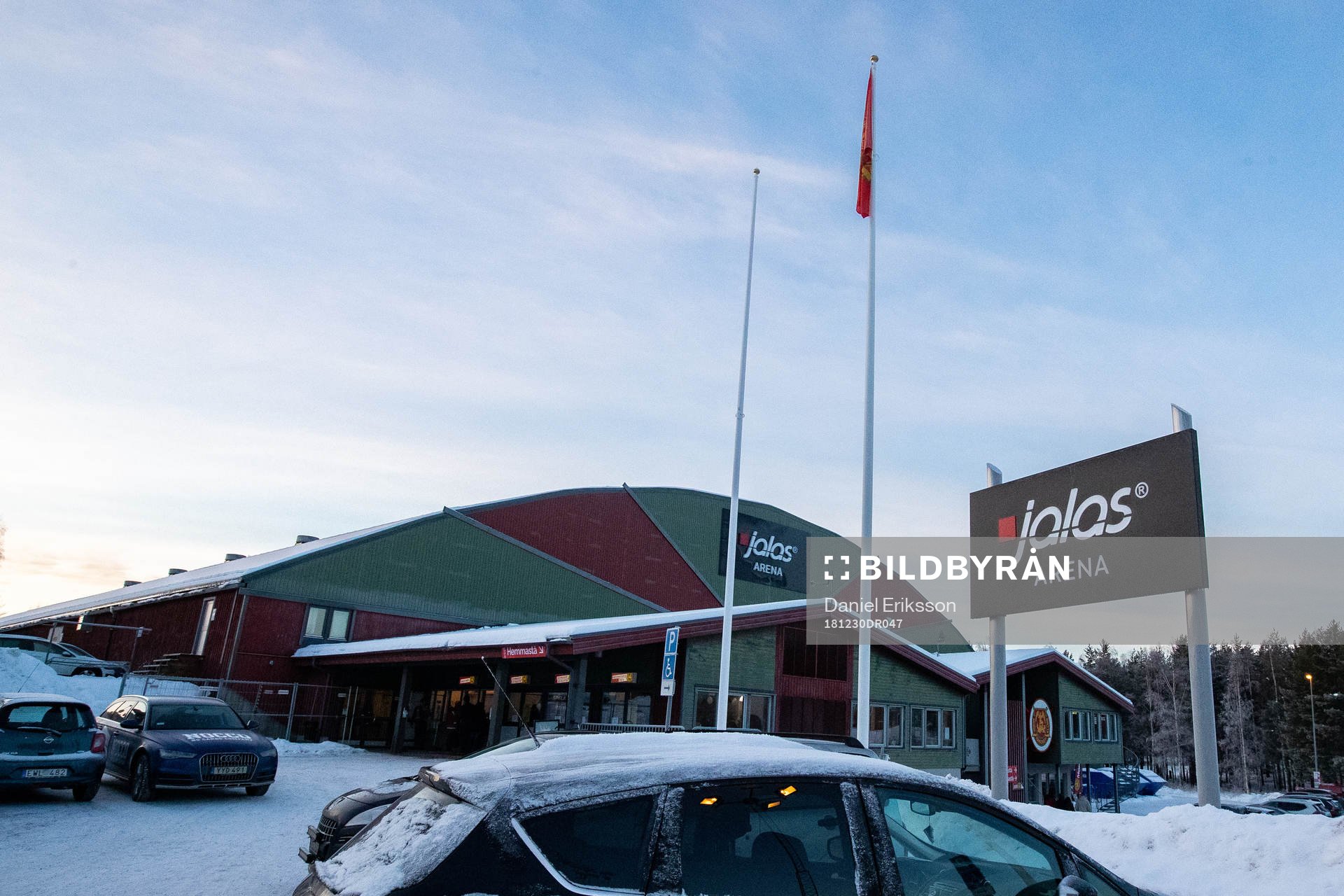 Jalas Arena innan ishockeymatchen i SHL mellan Mora och