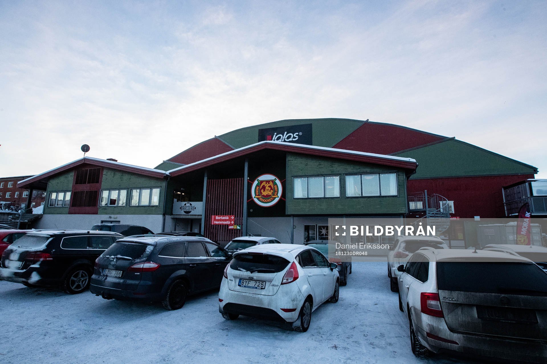 Jalas Arena innan ishockeymatchen i SHL mellan Mora och