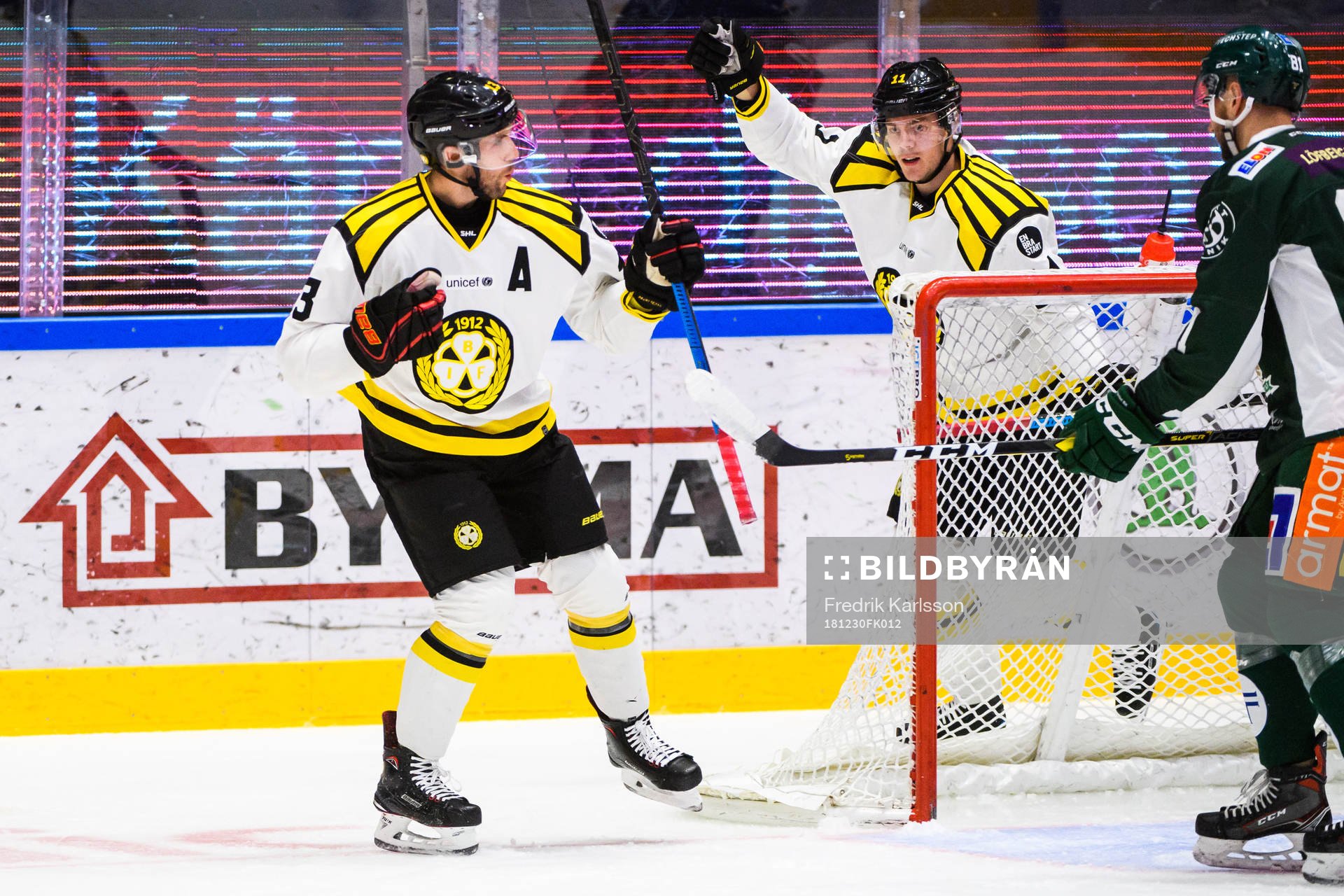 Brynäs Ryan Gunderson jublar
