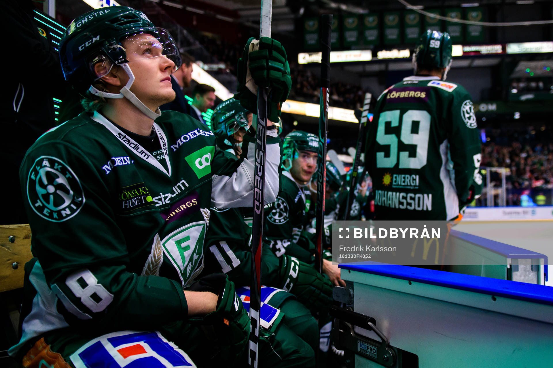 Färjestads Axel Ottosson deppar