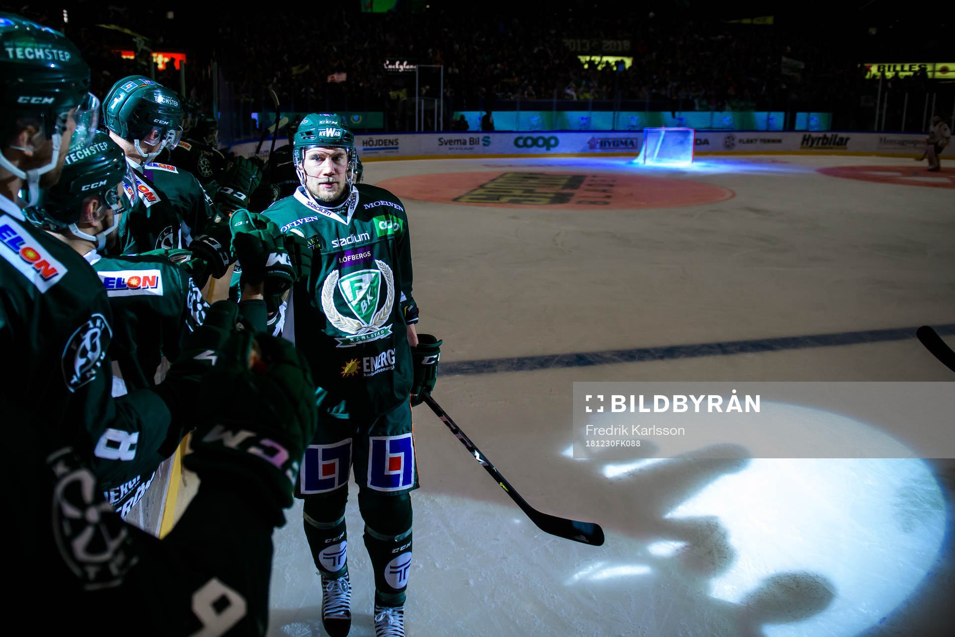 Färjestads Ilari Melart jublar