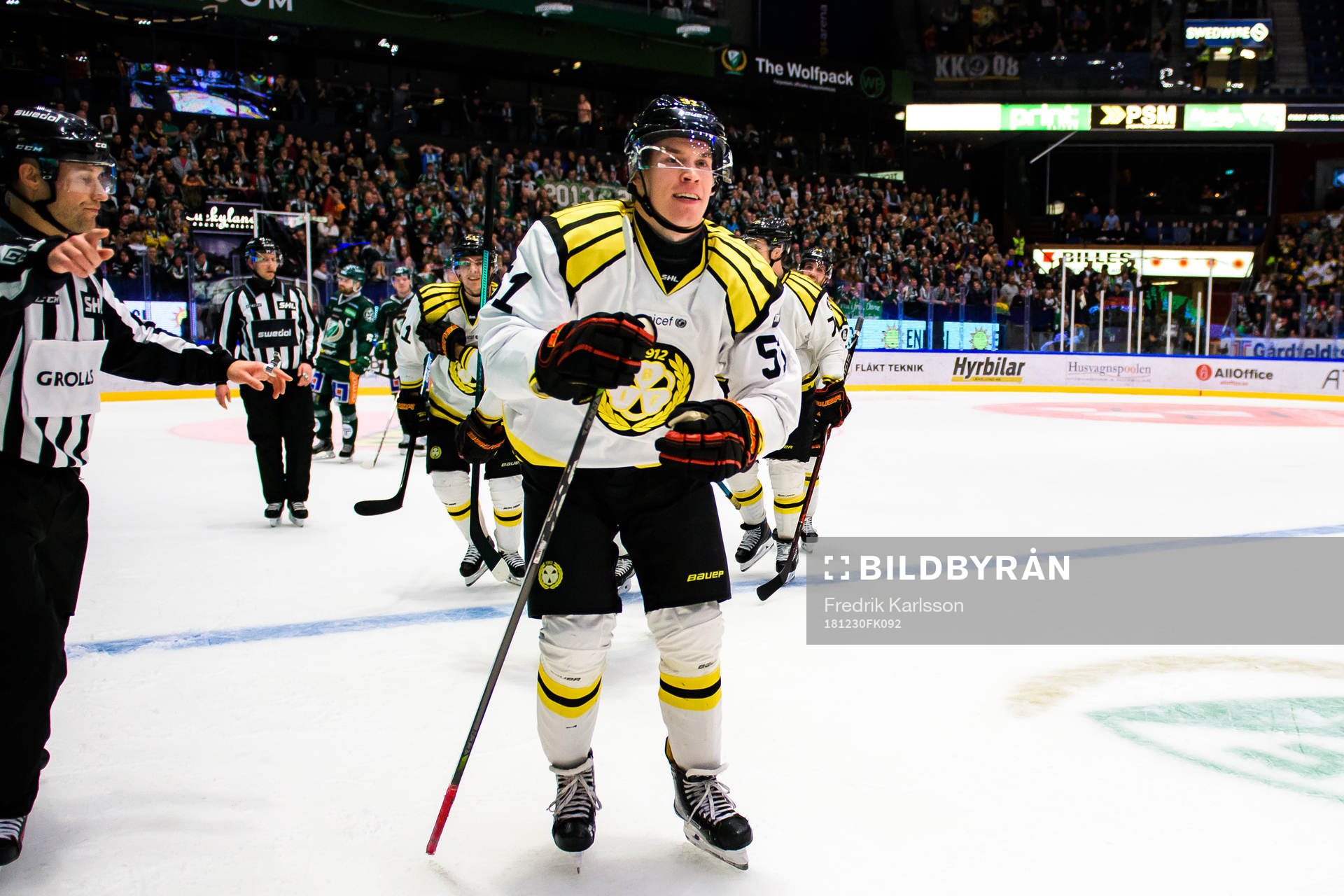 Brynäs Tomi Sallinen jublar