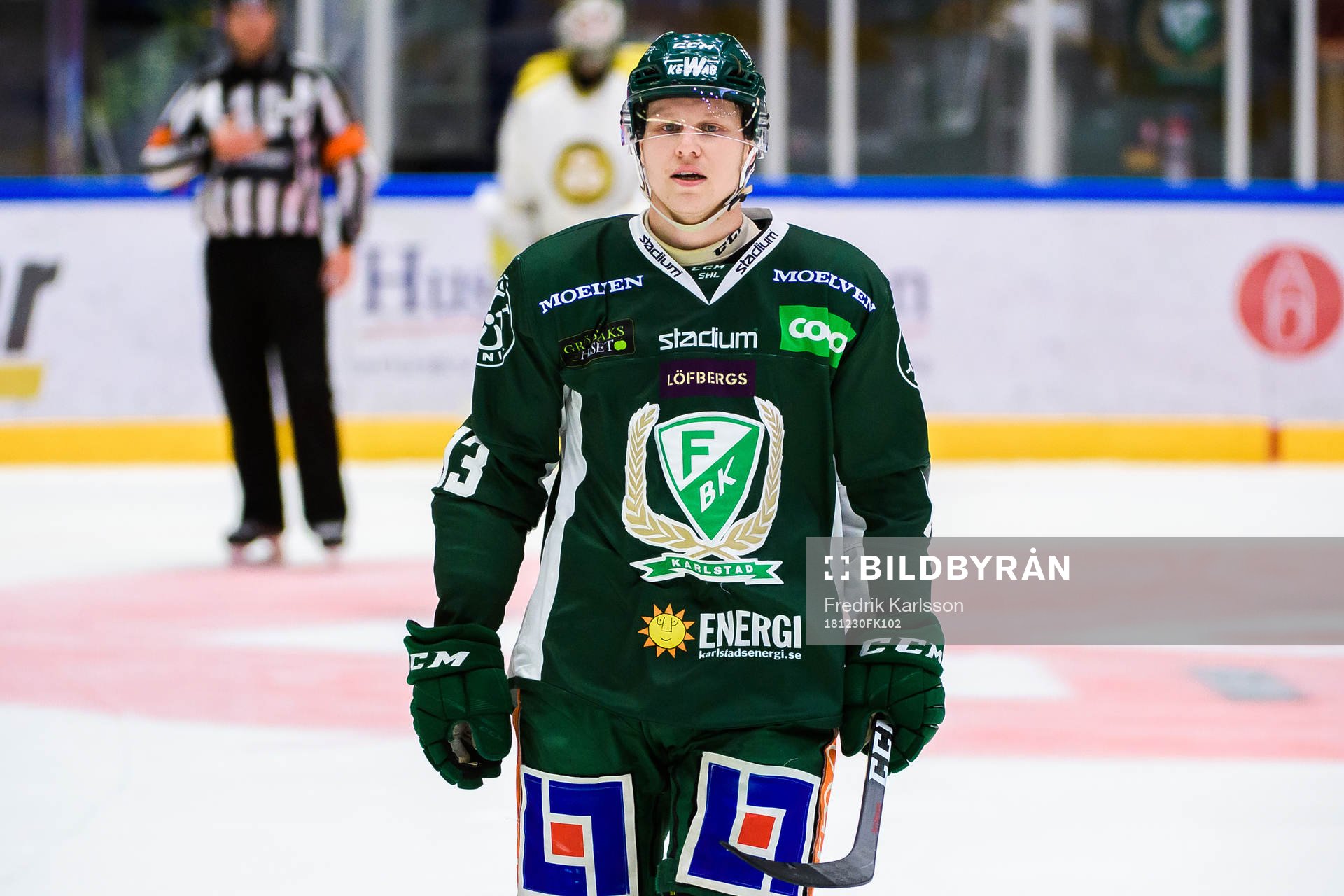 Färjestads Daniel Viksten deppar