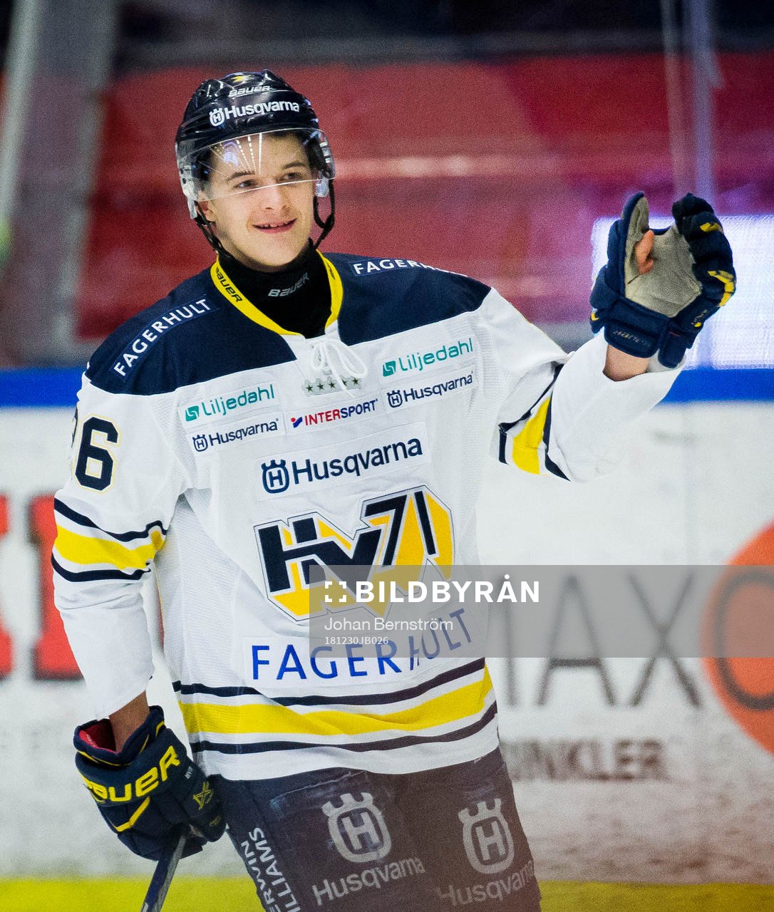 s Max Wennlund gör 1-1 och jublar