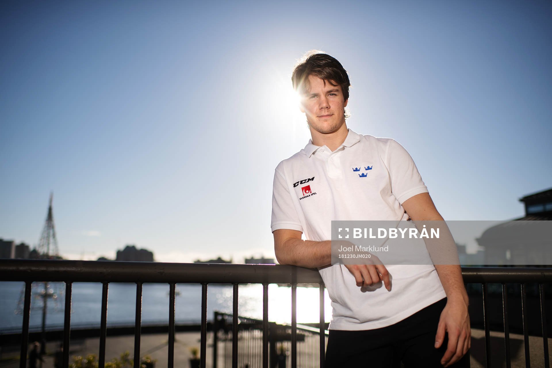 Filip Hållander of team Sweden poses for a portrait at a