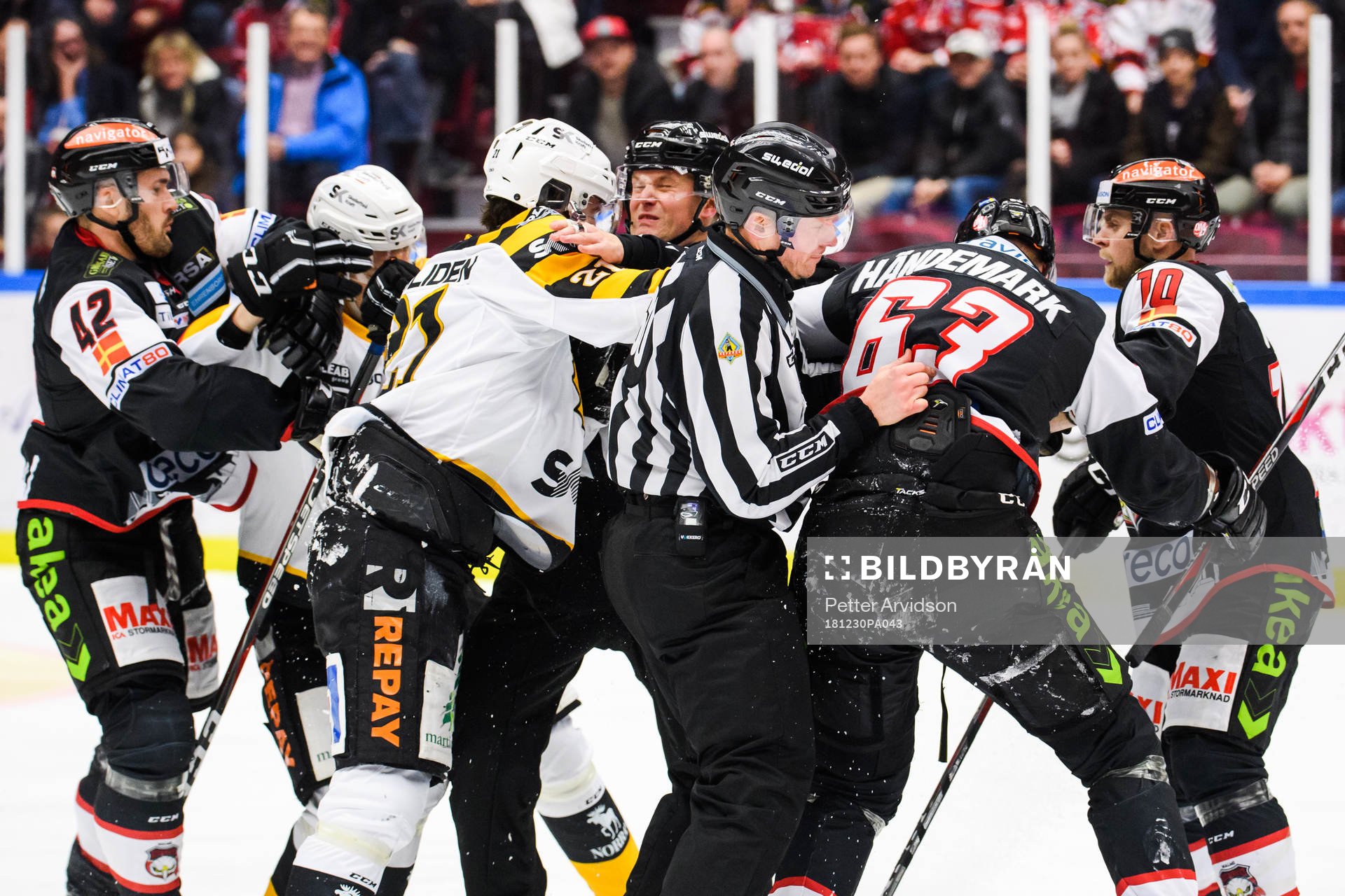 Skellefteås Jimmie Ericsson i bråk med Malmö Redhawks