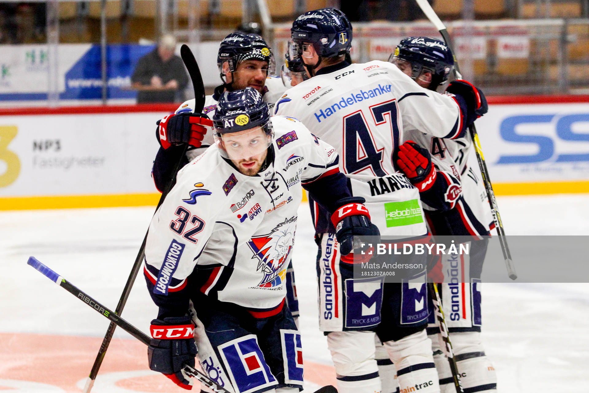 Linköpings Lukas Bengtsson jublar