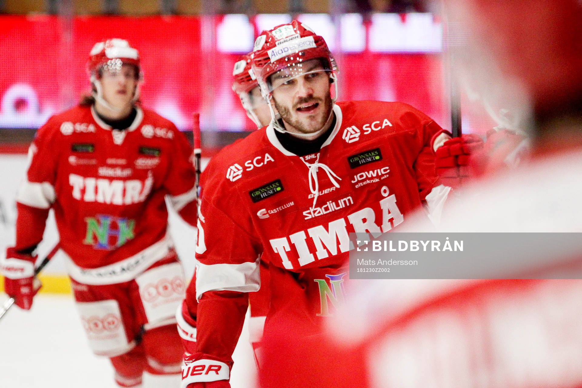 Timrås Johan Persson jublar