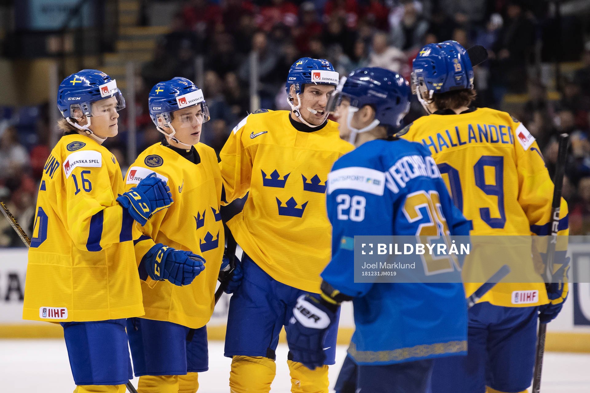 Filip Westerlund, Nils Lundkvist and David Gustafsson of
