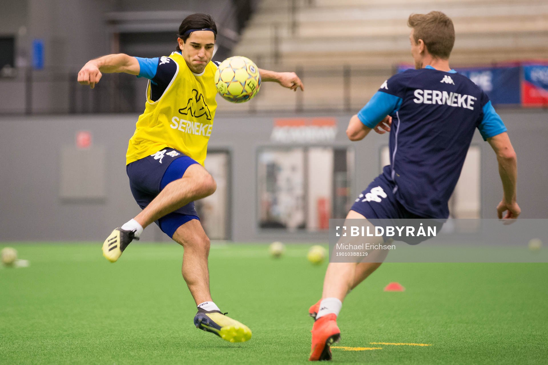 IFK Göteborgs Jake Weisbrod under en träning med IFK Göteborg den 3 januari 2019 i Göteborg.