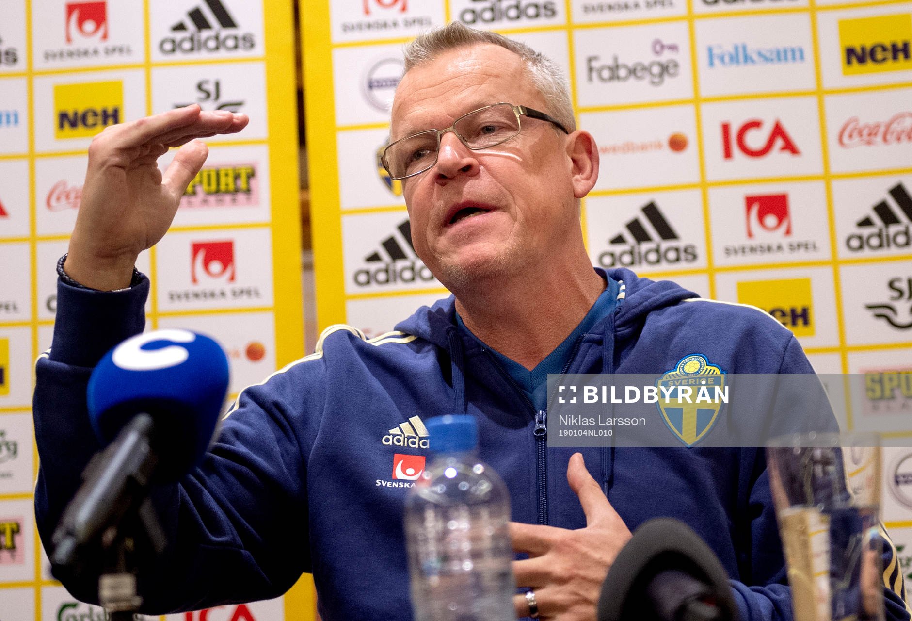 Head coach Janne Andersson of Sweden