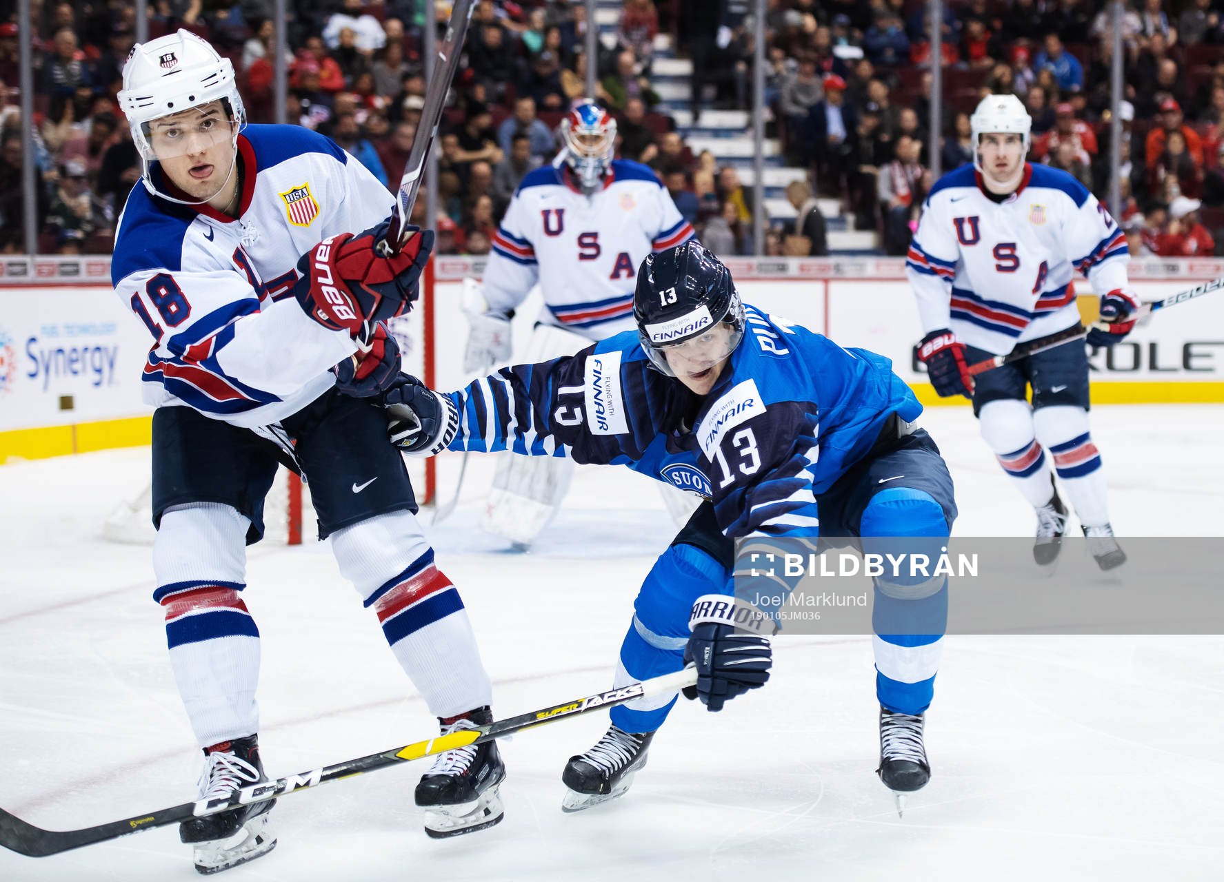 Oliver Wahlstrom of USA and Valtteri Puustinen of Finland